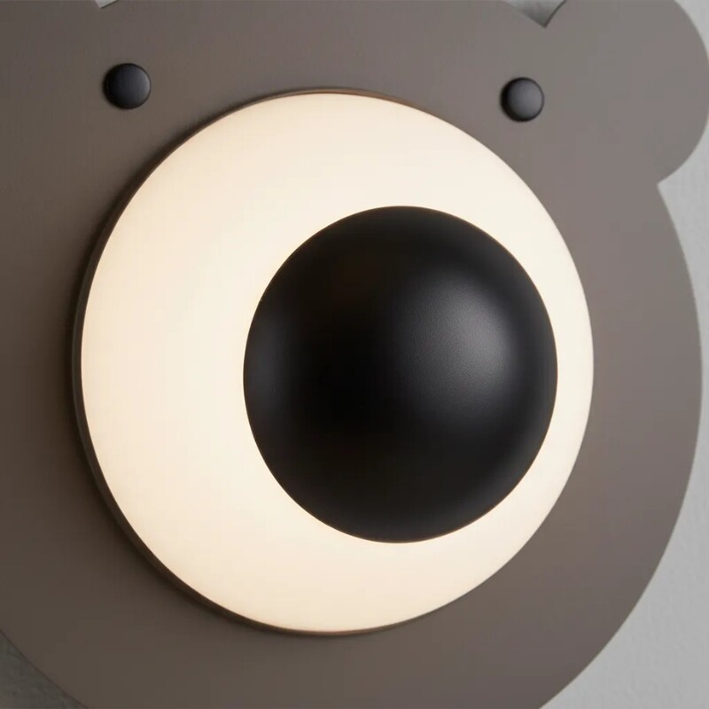 LUMINARIA DE PARED BEAR Luminaria de Pared Bear Marrón