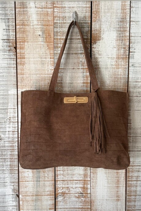 Cartera Madison Moka King