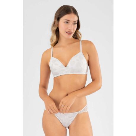 Soutien triangulo prefromado verbena Blanco