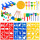 Set Arte Sellos 66 Pcs + Esponja + Pinceles P/niños Esc007007