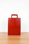 Bolsa lisa acuario 22x10x30 cm ROJO
