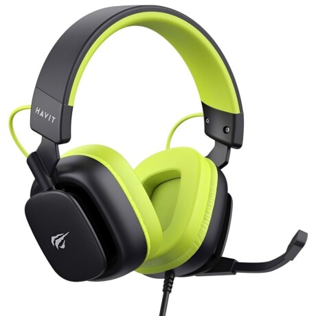 Auriculares Havit Gaming Series H2048 Negro Y Verde, Microfono, Banda Ajustable, C/cable Auriculares Havit Gaming Series H2048 Negro Y Verde, Microfono, Banda Ajustable, C/cable
