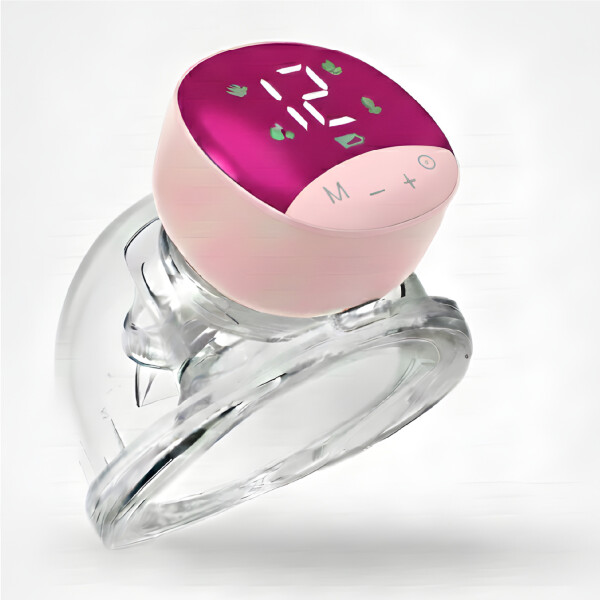 Extractor Maternal Inalambrico 4 Modos 12 Niveles Recargable Color Rosado