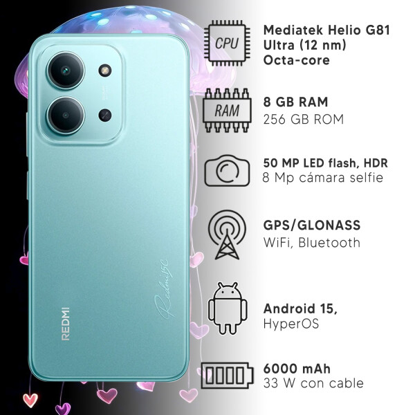 Xiaomi Redmi 15c 8/256 Gb VERDE