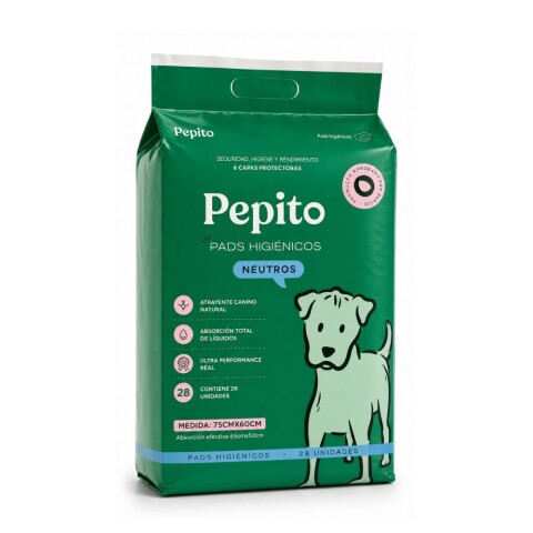 Pads Pepito 28 Unid 75x60 cm Pads Pepito 28 Unid 75x60 cm