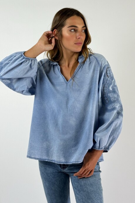 BLUSA ORIONIS Celeste