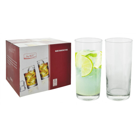 VASO SET X6UDS LARGO LIVERPOOL 6.5X15CM 350ML CAJA ROMA ZEXINBL 24635 Q12 VASO SET X6UDS LARGO LIVERPOOL 6.5X15CM 350ML CAJA ROMA ZEXINBL 24635 Q12