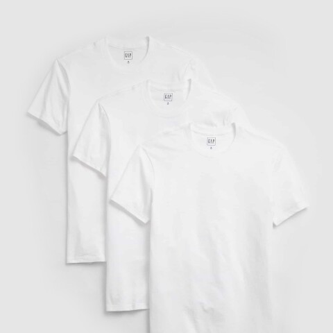 V-3 PK CREW OPTIC WHITE