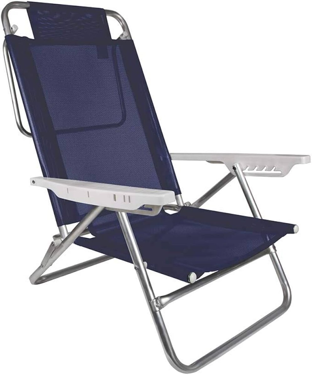 SILLA PLEGABLE DE ALUMINIO MOR SUMMER AZUL 2105 