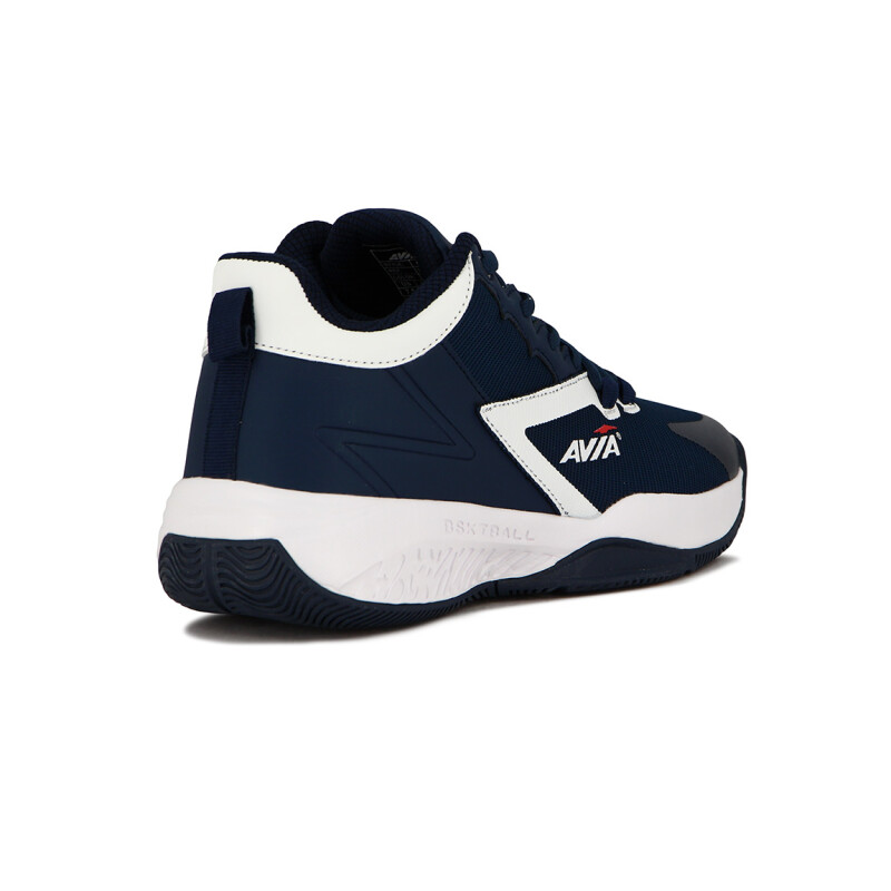 Avia Zapatillas Basket Acordonadas Para Hombre Acero- Navy Marino