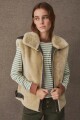CHALECO EKO Fur Beige