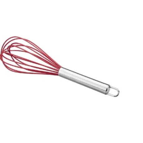 Batidor silicona 30 cm mango inox Batidor silicona 30 cm mango inox