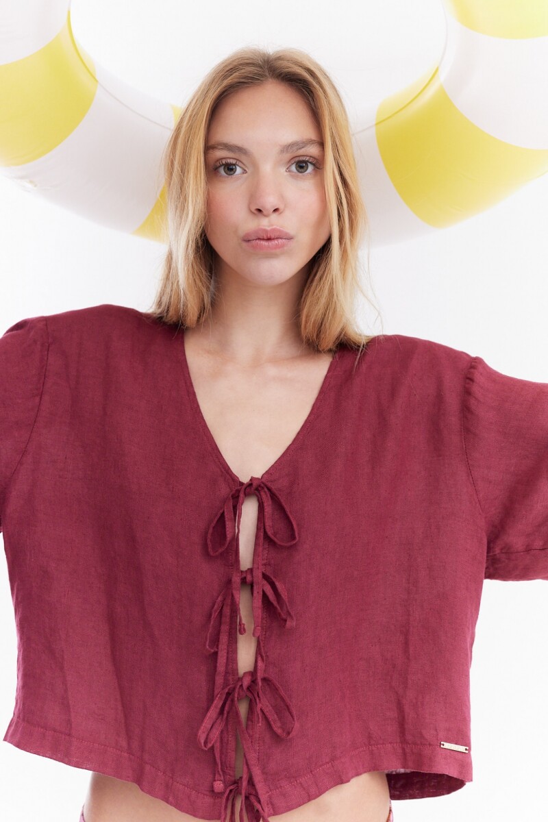 Blusa Daze - Bordó 