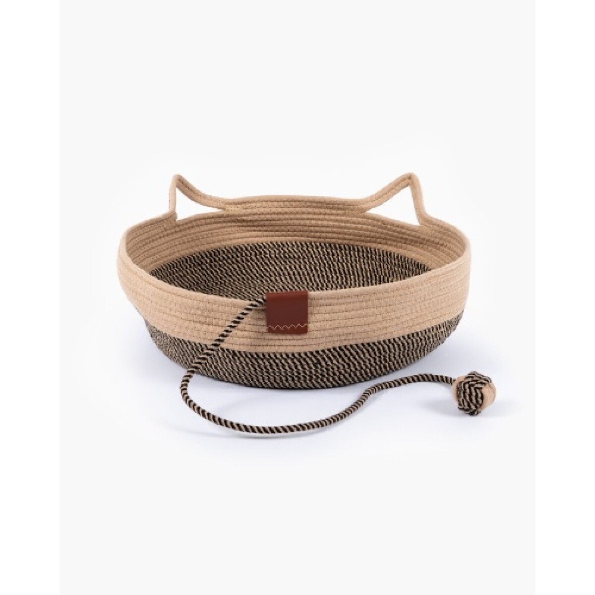 Cama/Cesto tejido c/cuerda CAT GREY, 35*12cm - Cama/cesto Tejido C/cuerda Cat Grey, 35*12cm 