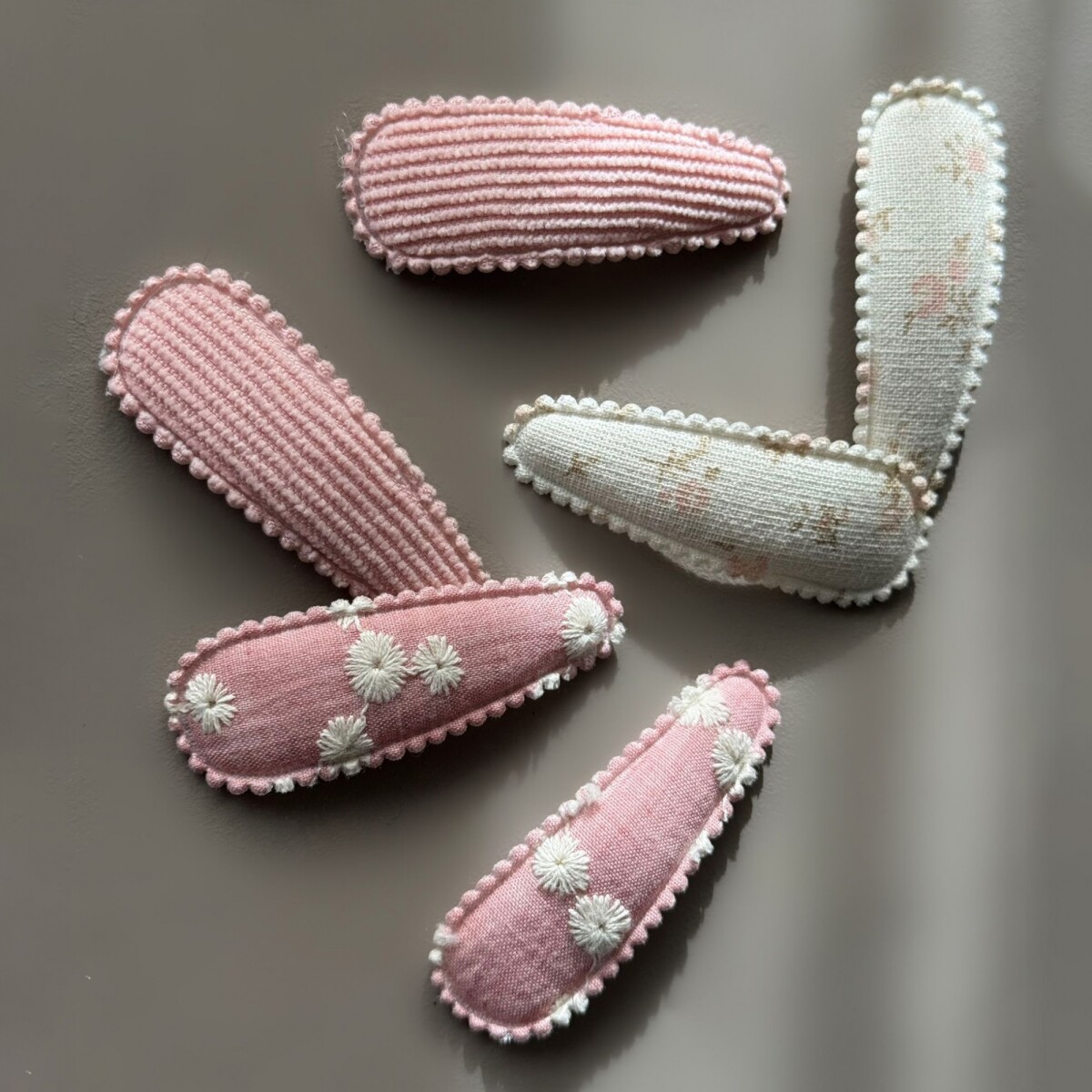 Broches - Tic Tac Pattern Rosa X 6 