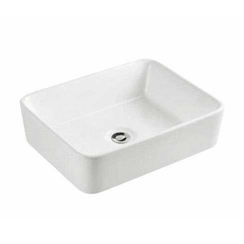 Bacha Rectangular de Apoyo Blanca 48 cm 000
