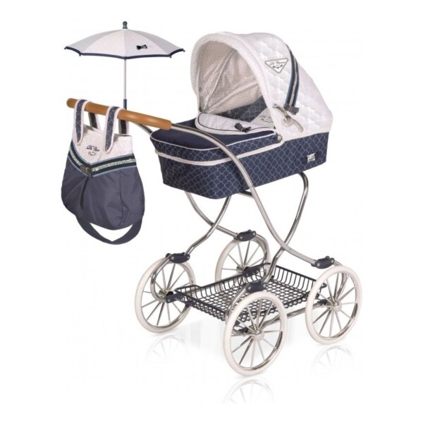 De Cuevas Coche Classic Bebe Azul Con Sombrilla Bolso Niños De Cuevas Coche Classic Bebe Azul Con Sombrilla Bolso Niños