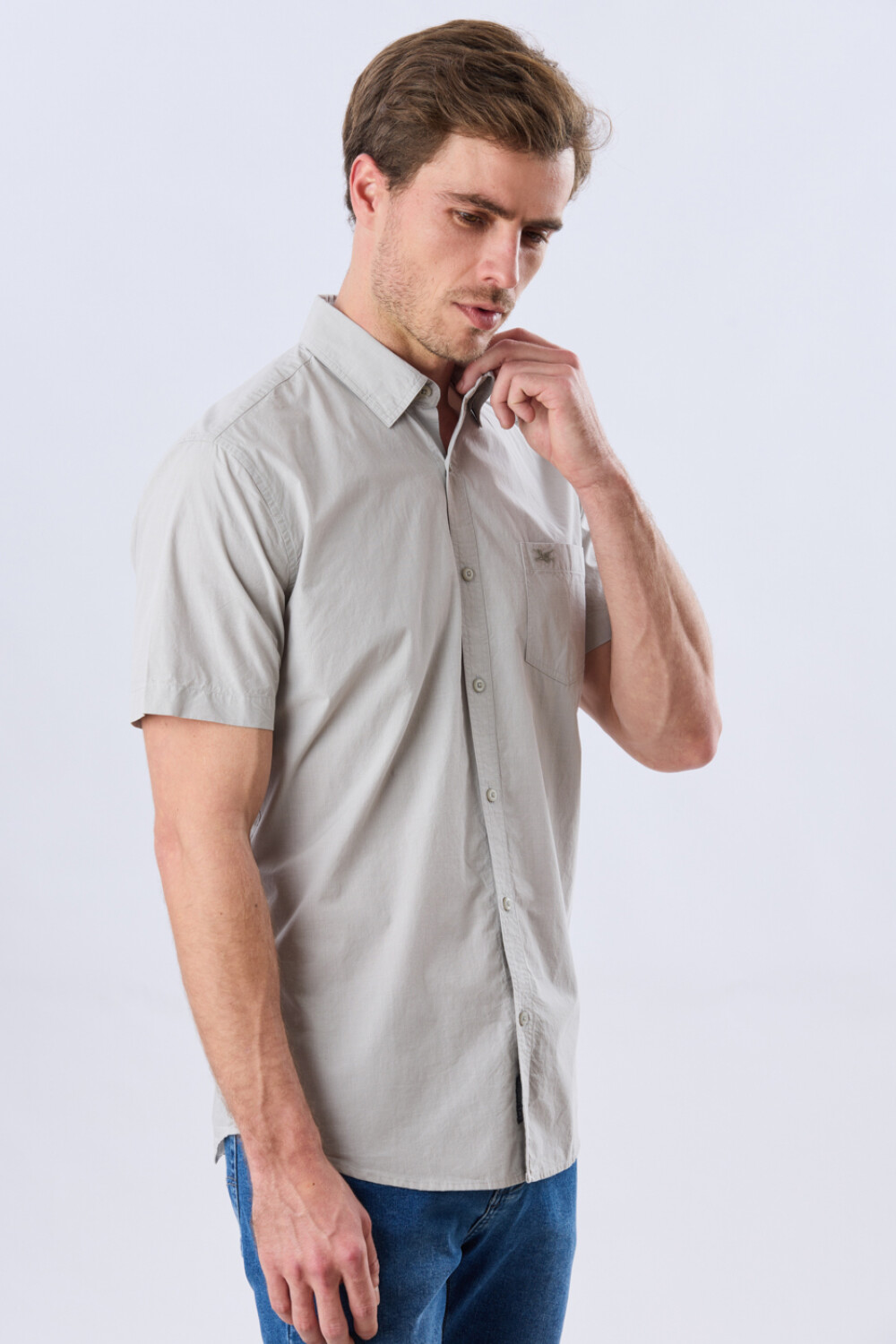 CAMISA CUADROS ALGODÓN Verde