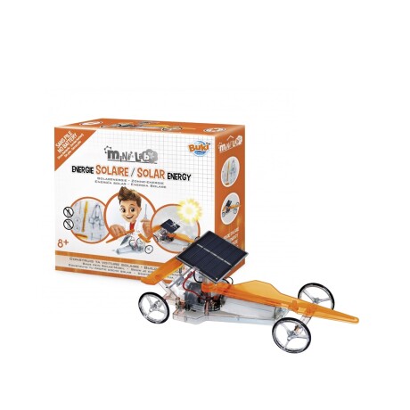 Kit para Armar Auto Solar Buki Mini Lab Solar Energy Naranja