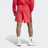 Short Adidas Essentials 3 Tiras Rojo