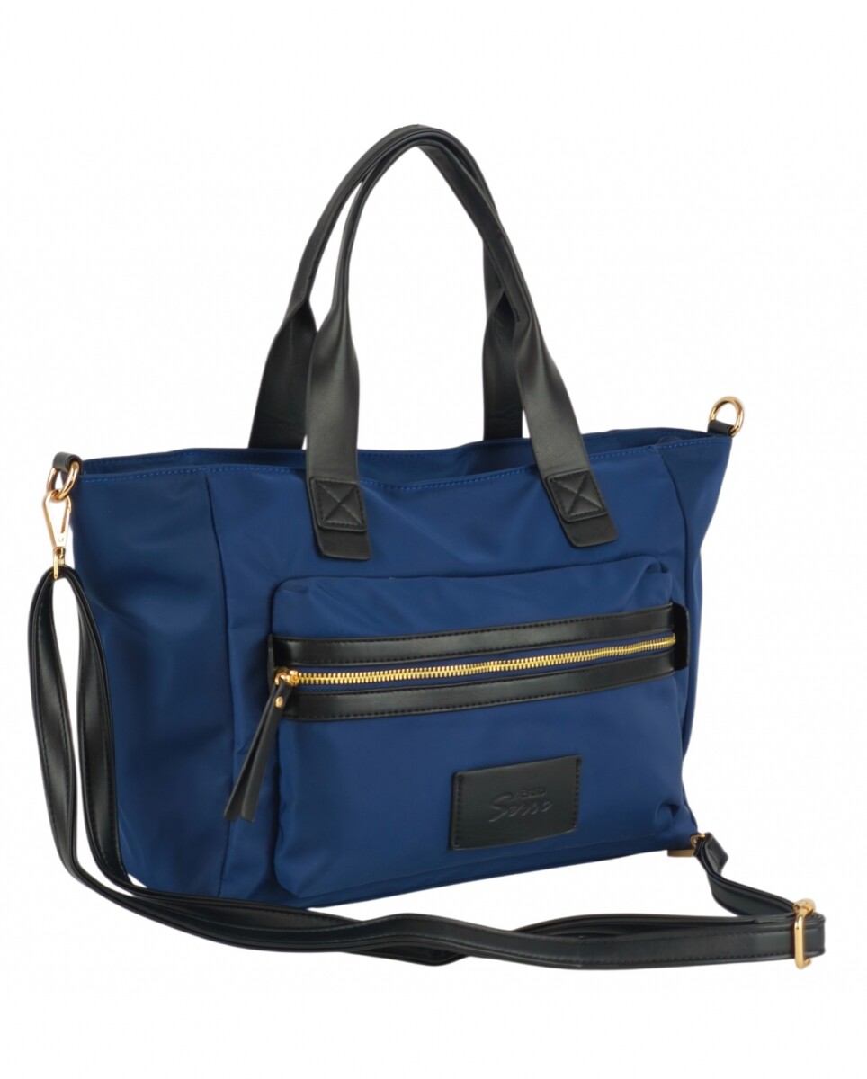 Caretra bolso micro c/cierre - Caretra bolso micro c/cierre azul 