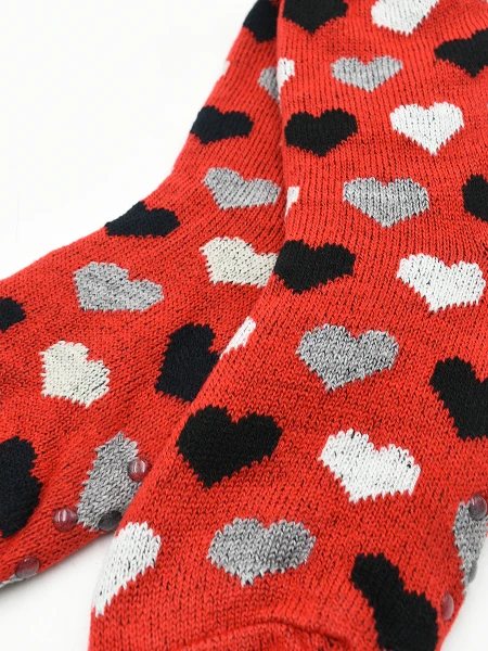 MEDIA SHERPA CORAZONES ROJO