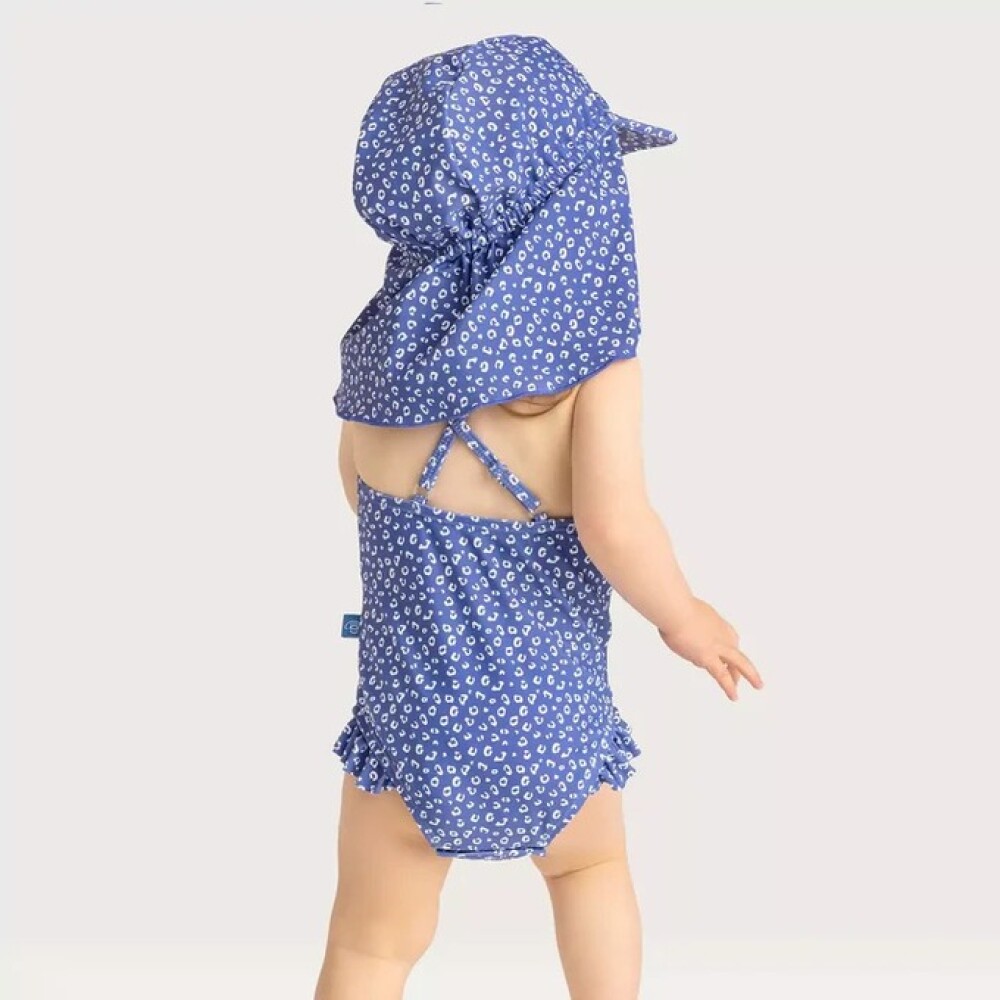 Gorro c filtro UV SWIM ESSENTIALS azul leopardo Gorro c filtro UV SWIM ESSENTIALS azul leopardo