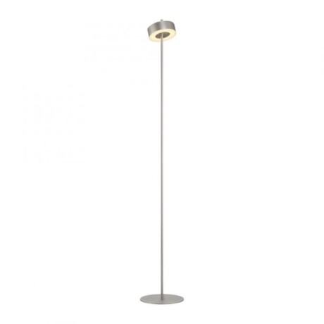 LAMPARA DE PIE ANILLO PLATA DIMERIZABLE Y CCT 9W CON CONTROL - 140CM LAMPARA DE PIE ANILLO PLATA DIMERIZABLE Y CCT 9W CON CONTROL - 140CM