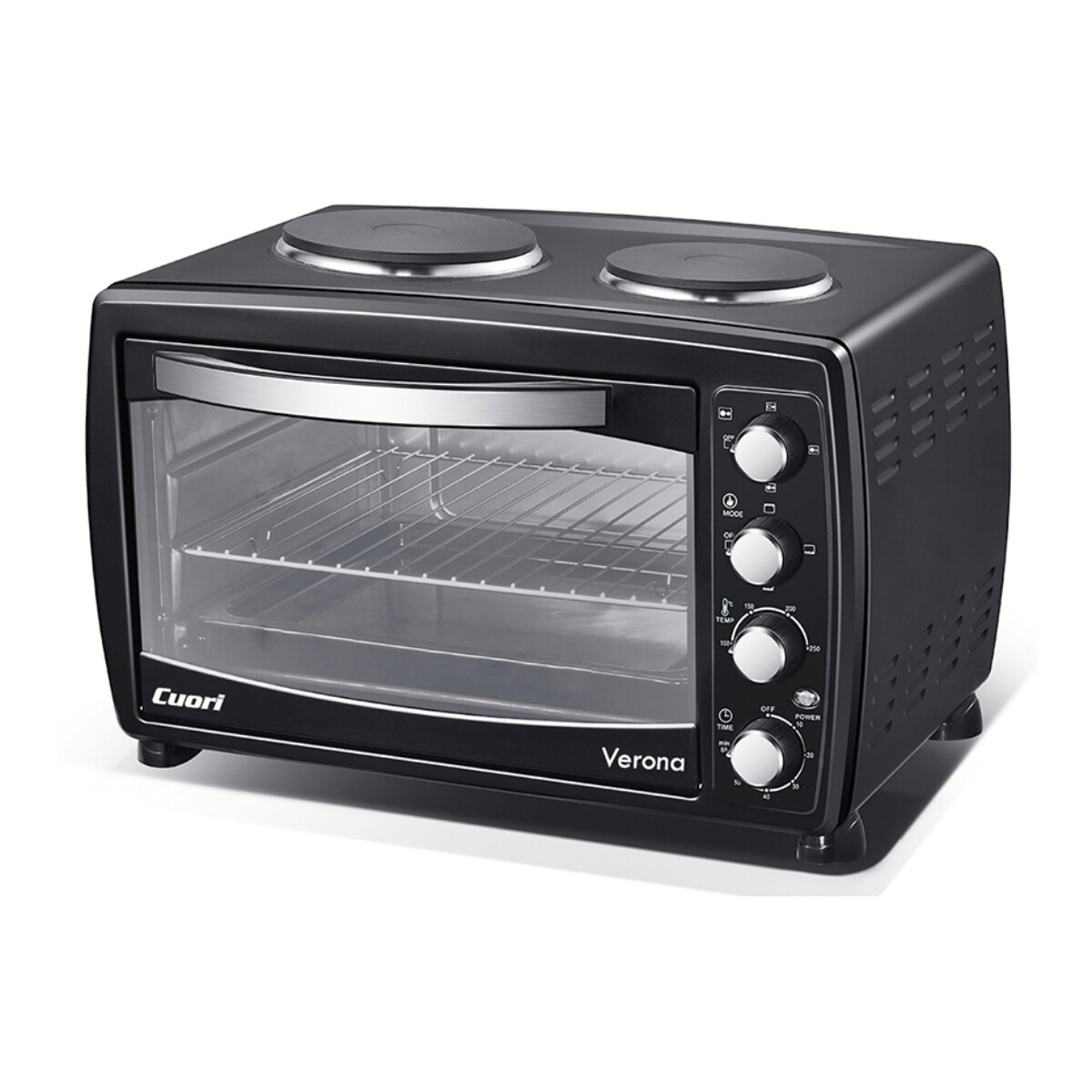 Horno Eléctrico De 38 Lts Con Hornallas Cuori Verona Cuo2038 