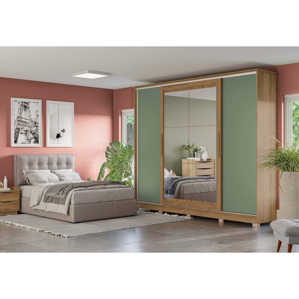 PLACARD 4 PUERTAS MDP VERDE HERITAGE