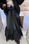Winter Wave Skirt Gris