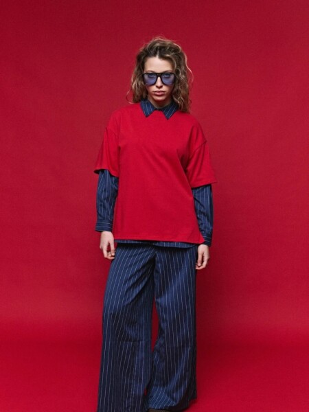 T-SHIRT D.CASSIN NARA ROJO