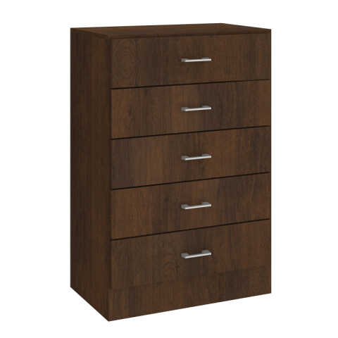 Comoda Cajonera para Dormitorio o Living de 5 Cajones - FE - Marrón Comoda Cajonera para Dormitorio o Living de 5 Cajones - FE - Marrón