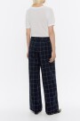 PANTALÓN CAMPANA CUADROS Azul Marino