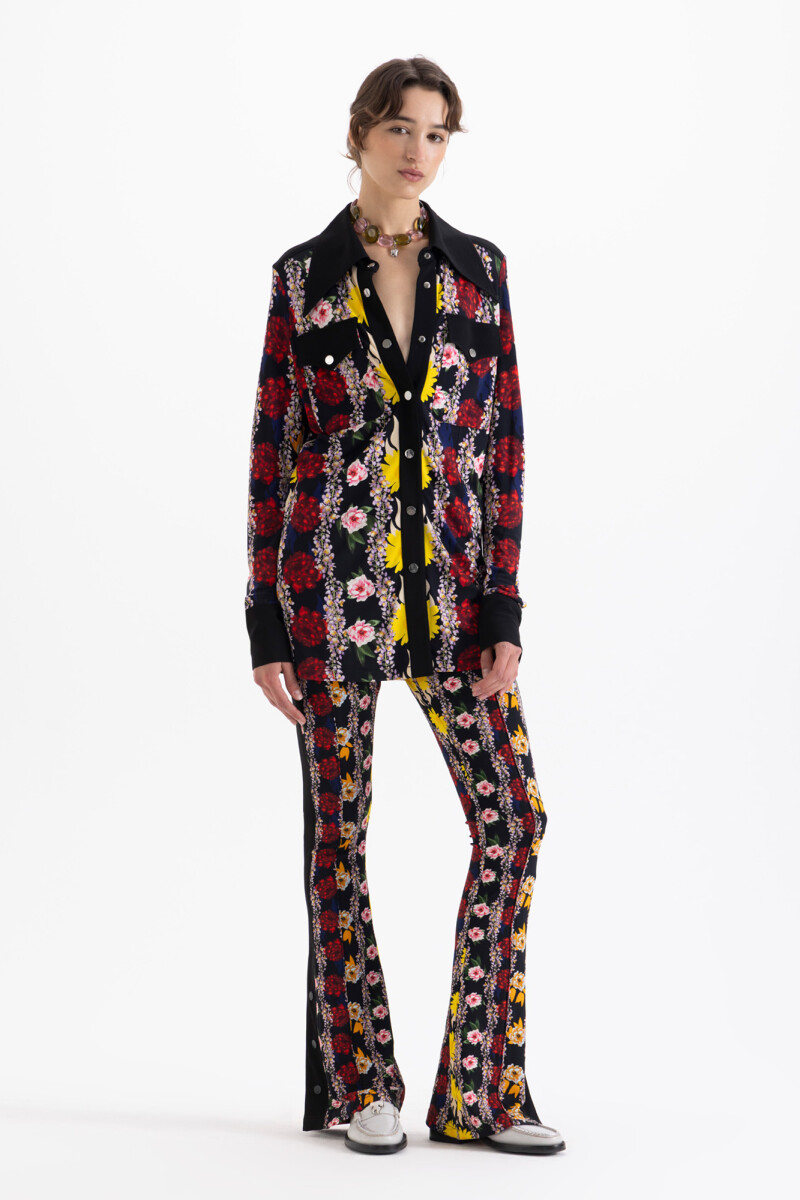 CAMISA FLOWERS Multicolor