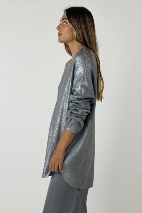 SWEATER CINZIA Plateado - Gris