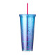 Vaso degradé 720 ml azul