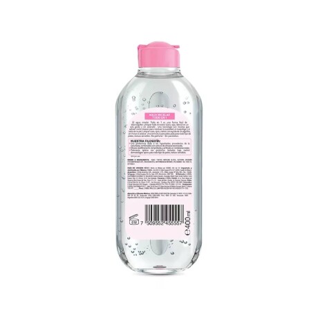 Agua micelar Garnier clásica 400 ml sin aclarado Agua micelar Garnier clásica 400 ml sin aclarado