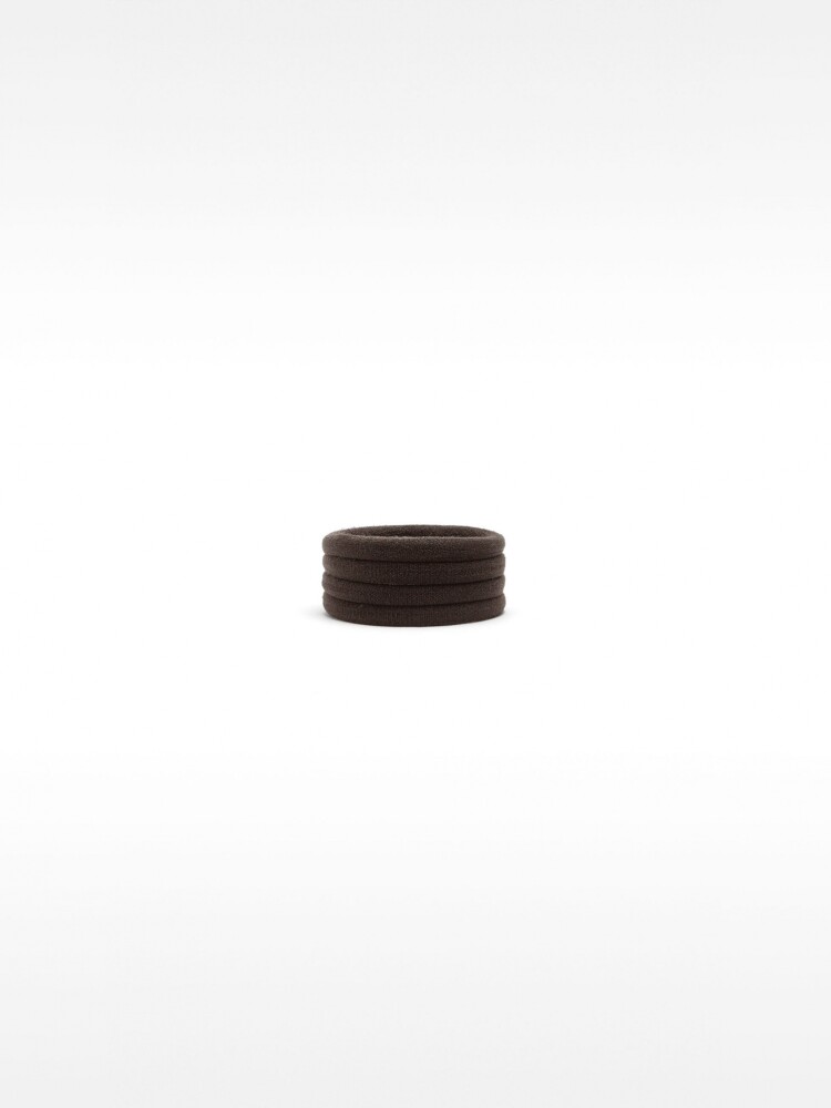 Conjunto De Gomas Para El Pelo marron