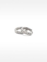 Aros Personalizables Plata 925 Con Circonitas plateado