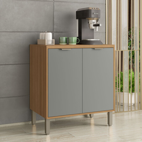 BAJO MESADA 2 PUERTAS MOBILIARIO COCINA MDP COLORS FREIJO FREIJO Y VERDE