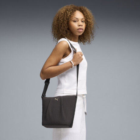 UP Zipped Bucket Bag 09218101 Negro