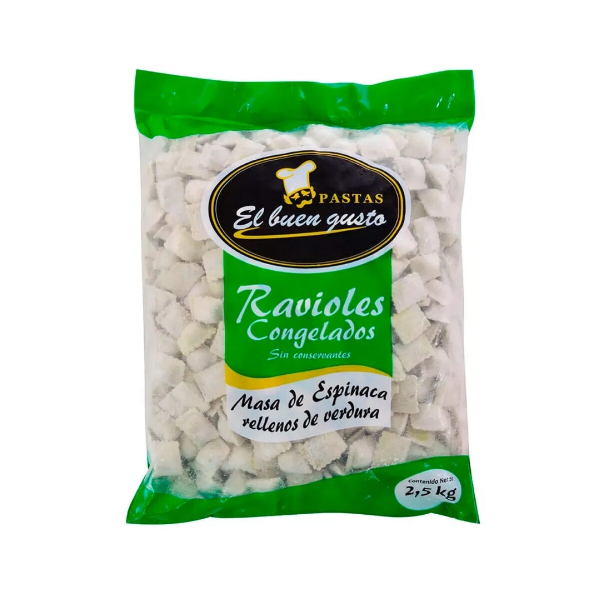 RAVIOLES DE ESPINACA EL BUEN GUSTO 2,5KG 