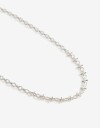 Collares Cortos Metal Collar Corto Bañado En Oro - Plateado