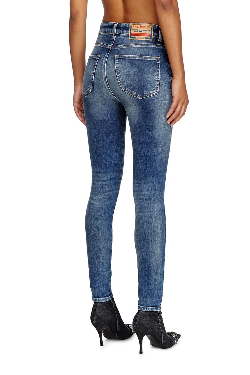 Jean Para Mujer 1984 Slandy-High Azul Marino
