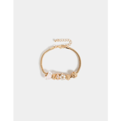 Pulsera Flexible Multidijes Dorado