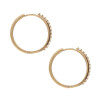 Aros en oro amarillo 18k cin circonias. N0526 Aros en oro amarillo 18k cin circonias. N0526