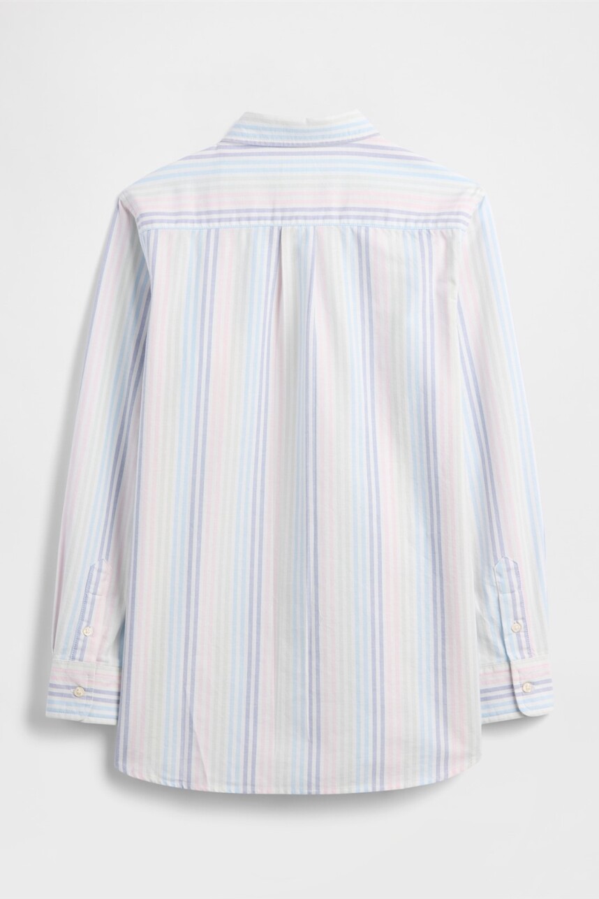Camisa Oxford Niño New Off White Stripe