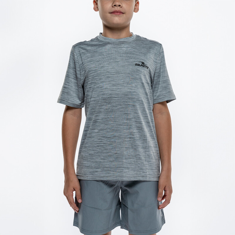 FLOW RUNNING T-SHIRT GRIS/NEGRO GRIS/NEGRO