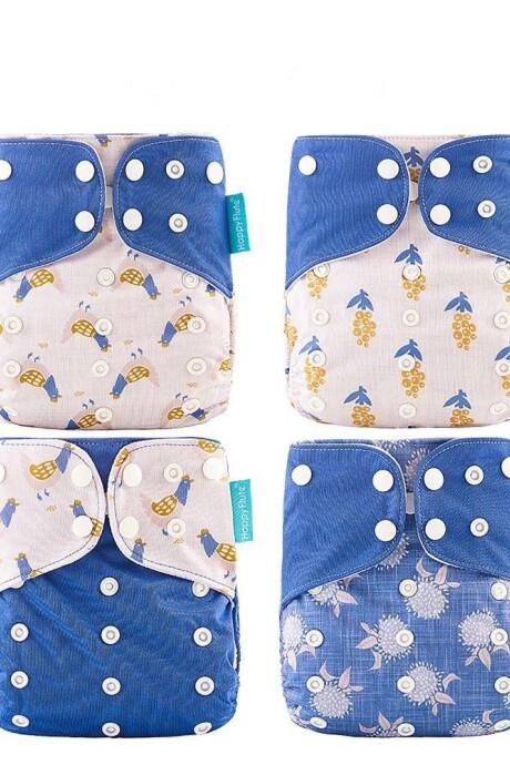 Pack X 8 Pañales Reutilizable Ecológico Algodón + 8 Insertos de algodón set x 8 4